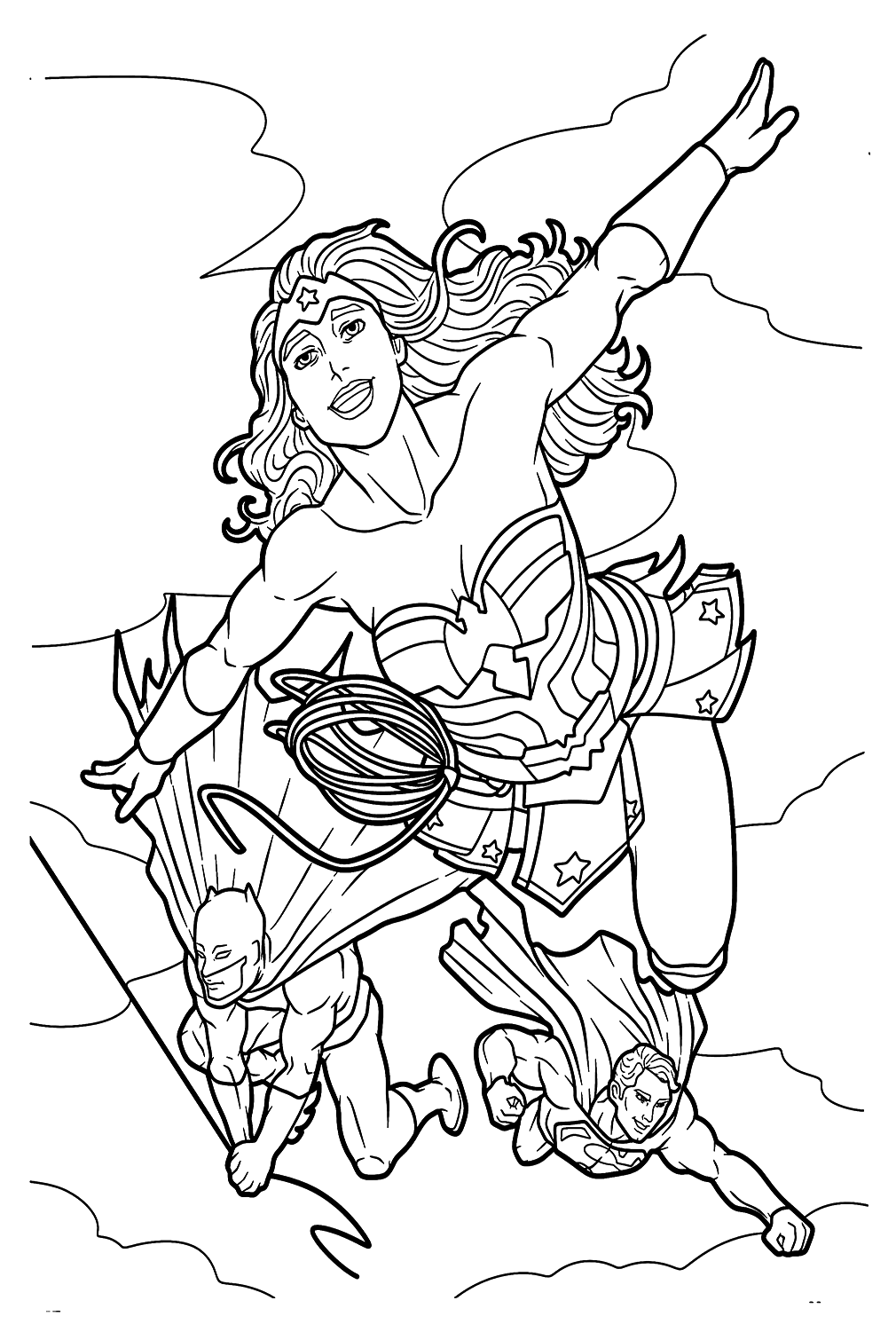 Wonder Woman Color Page