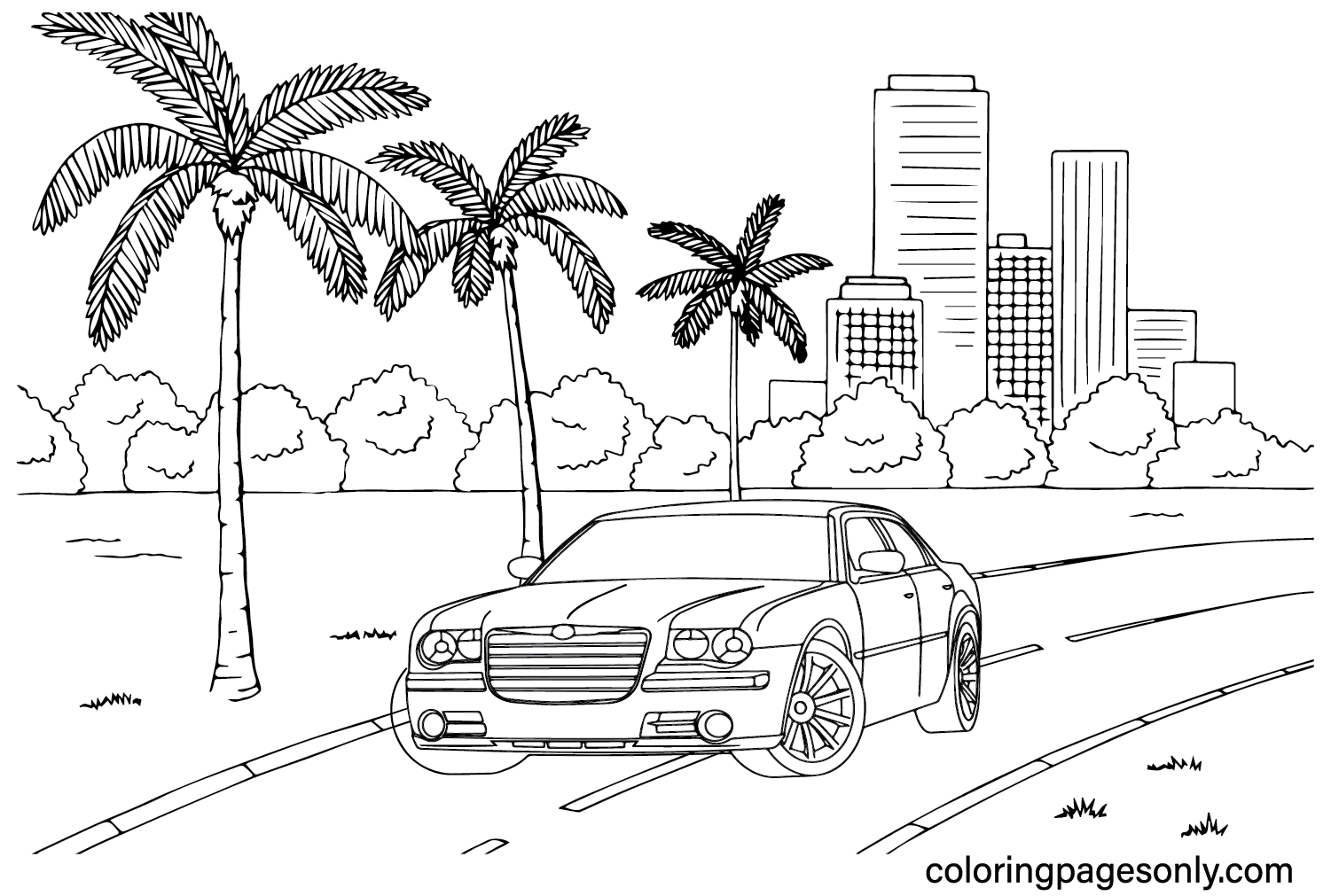 Aston Martin Coloring Page PDF - Free Printable Coloring Pages