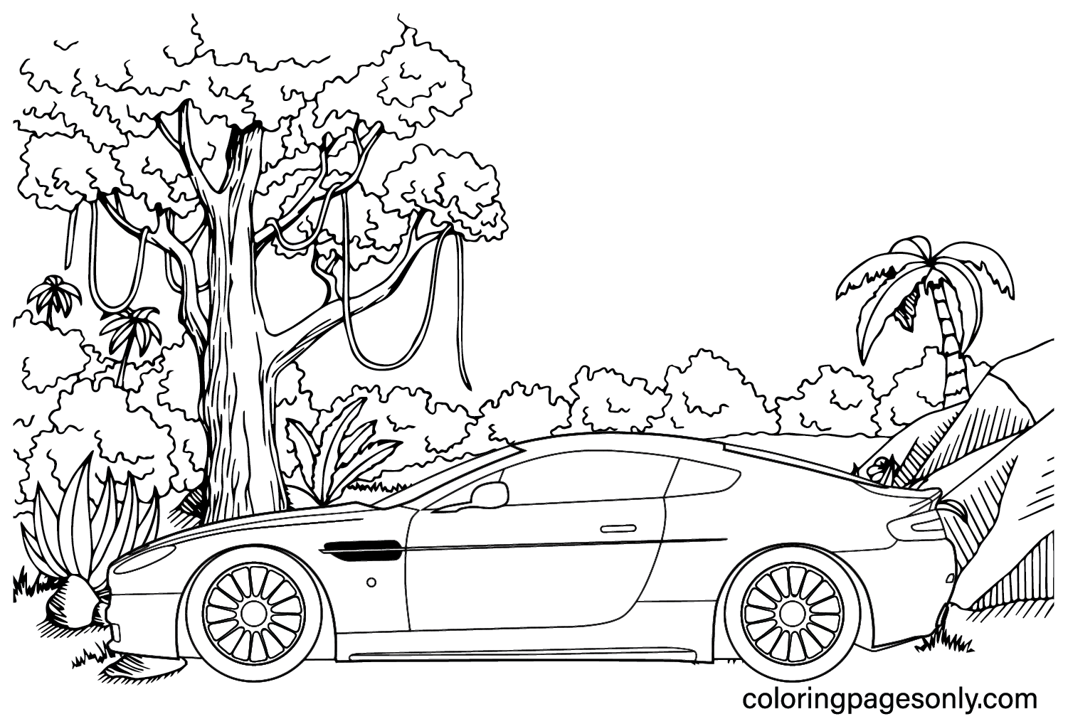Aston Martin Coloring Page from Aston Martin