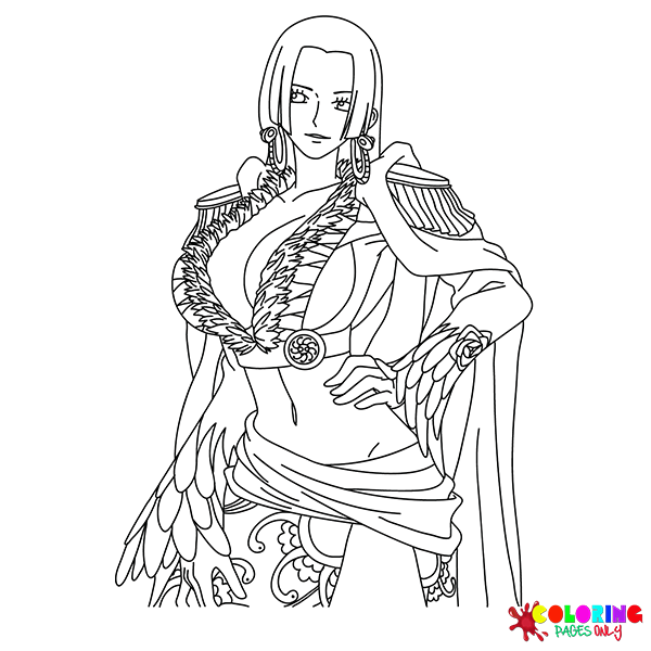 Boa Hancock Coloring Pages