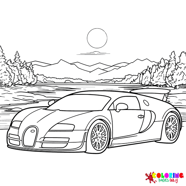 Dibujos Para Colorear Bugatti