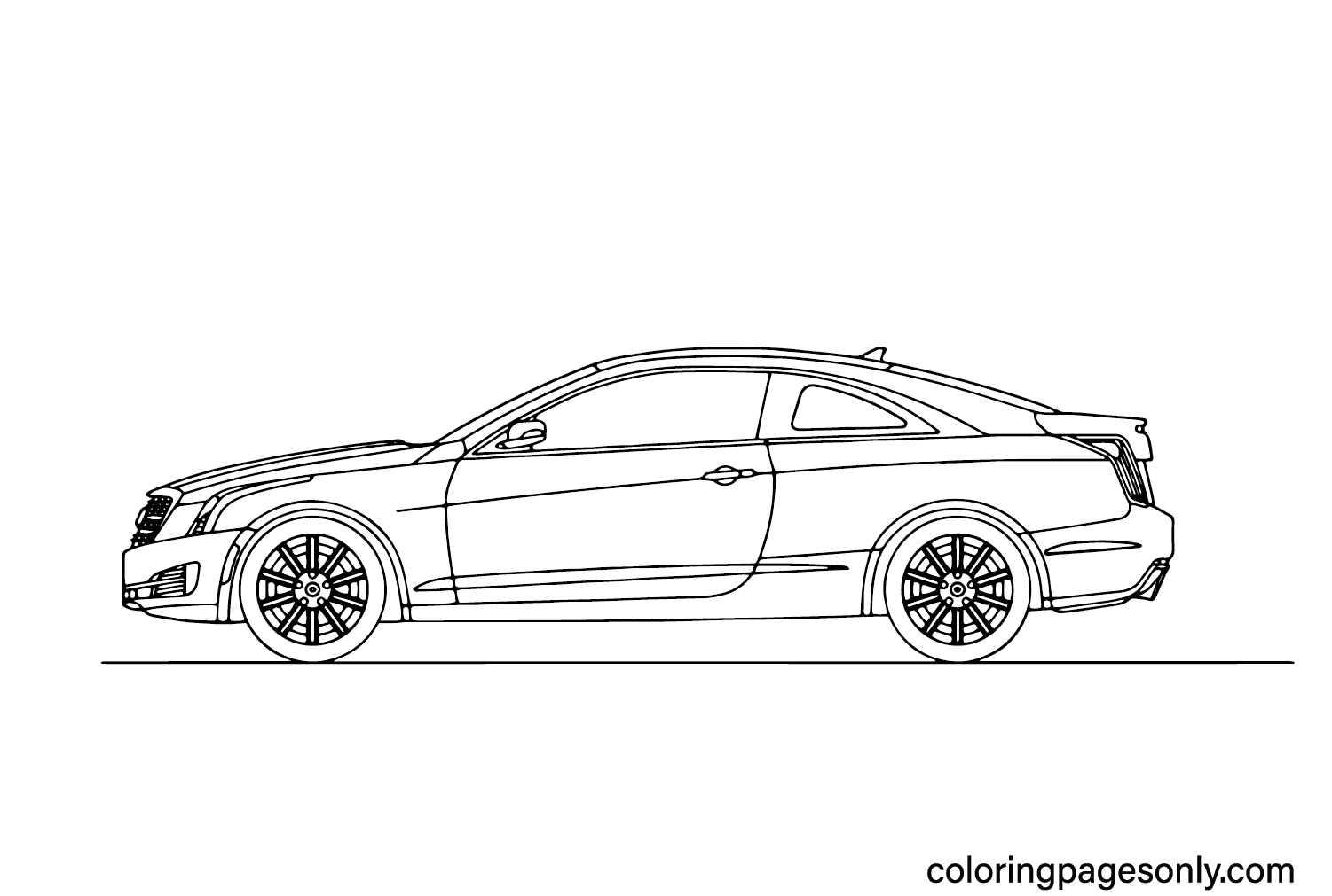 Cadillac ATS Coupe Color Page