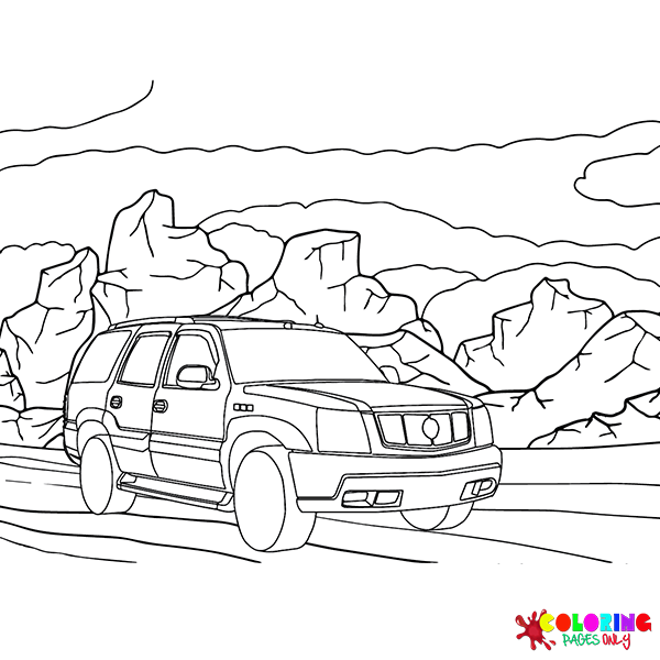 Cadillac Coloring Pages