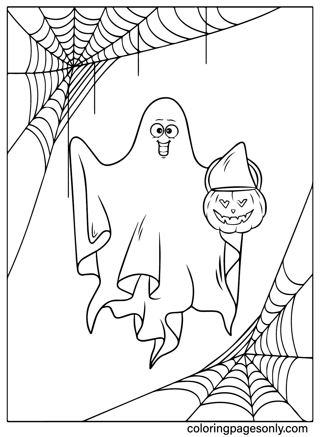 Cute Coloring Pages Halloween from Cute Halloween