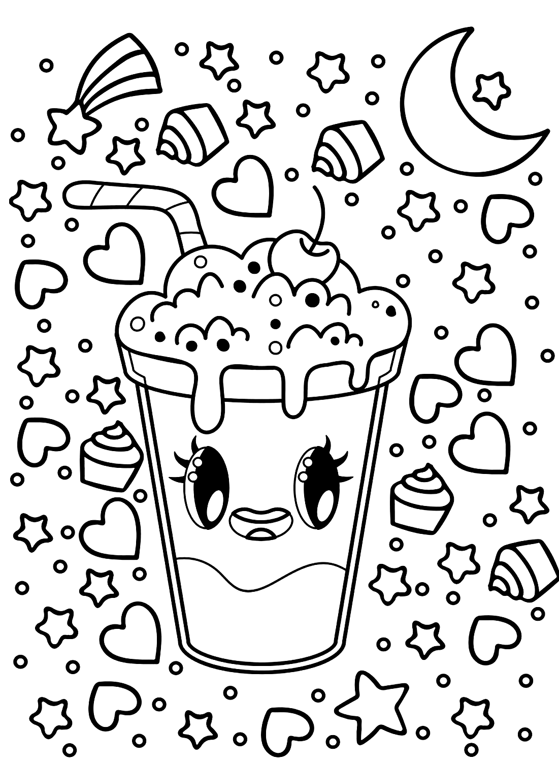 Printable Cute Coloring Pages Printable Cute Coloring Pages
