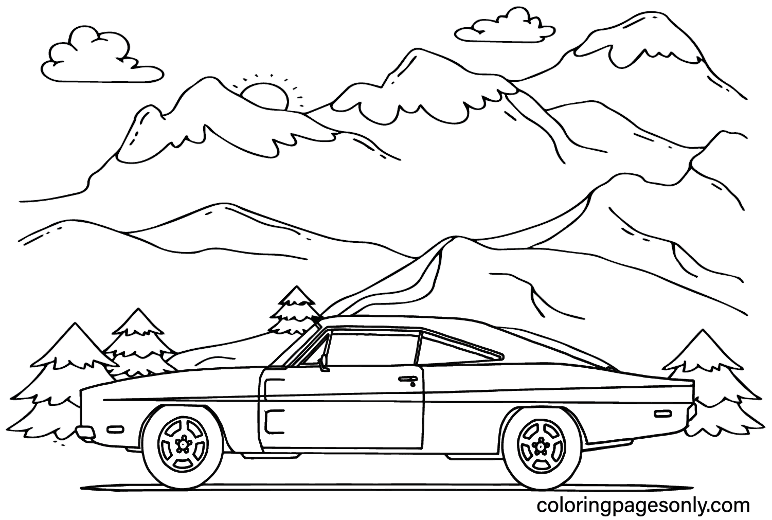 Dodge Pictures to Color