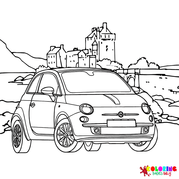 Fiat Coloring Pages