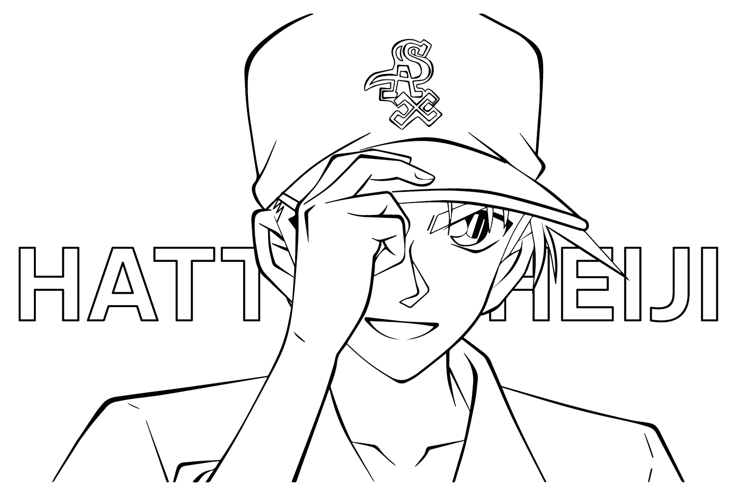 Hattori Heiji Coloring Pages to for Kids from Hattori Heiji