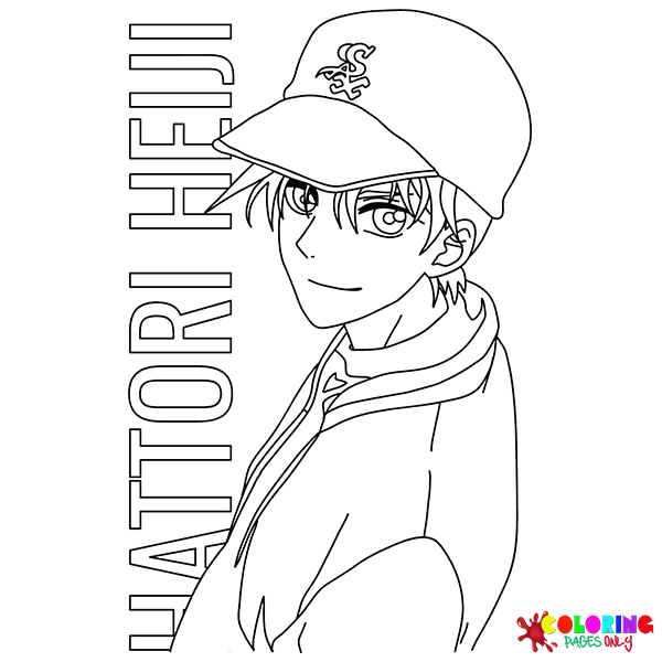 Coloriages Hattori Heiji