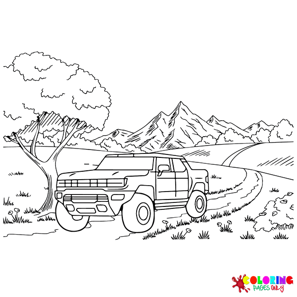 Hummer Coloring Pages