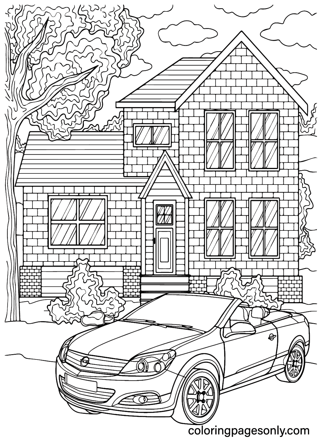 Images Opel Coloring Page from Opel