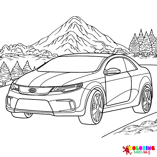 Kia Motors Coloring Pages
