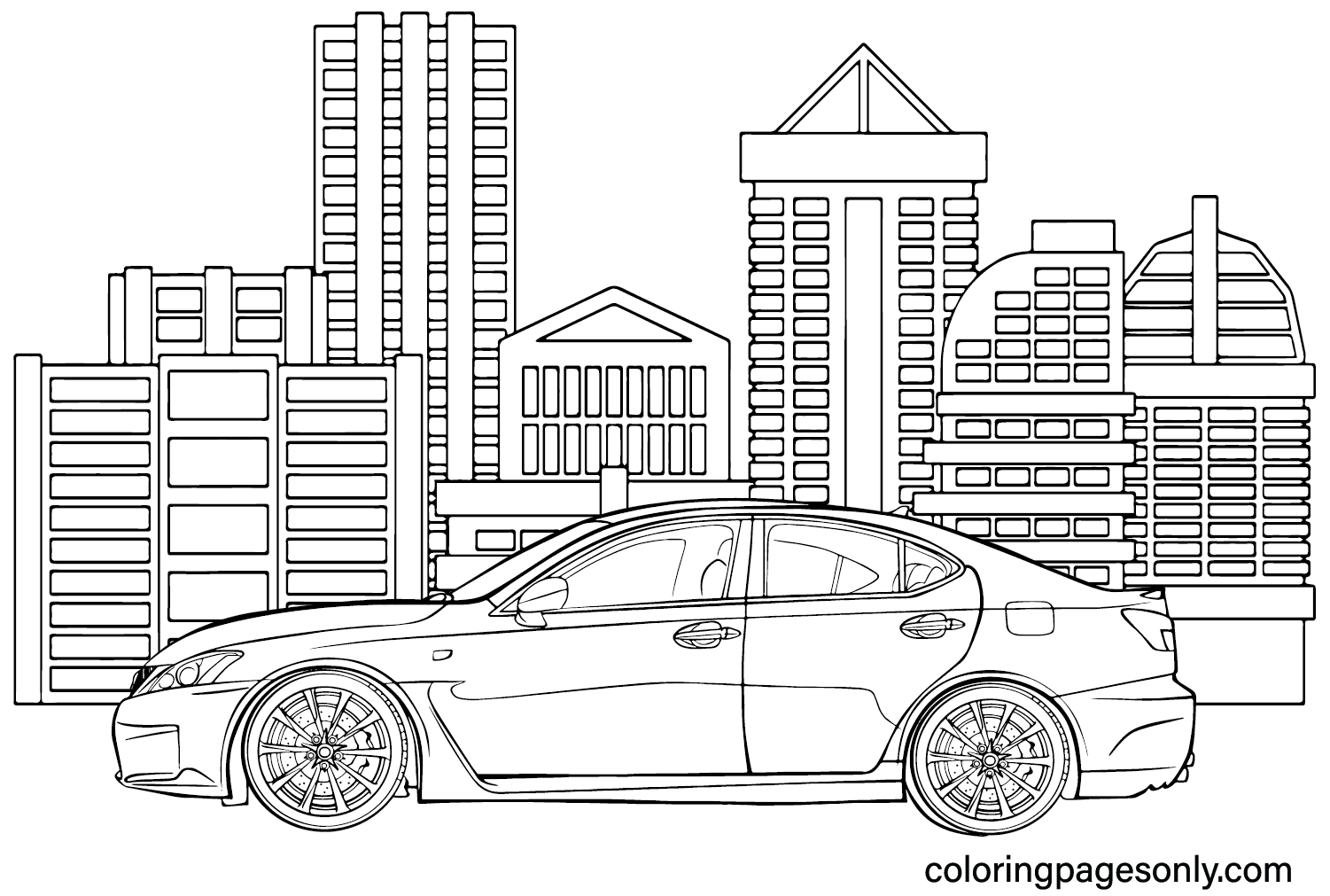 Lexus Coloring Pages to Printable