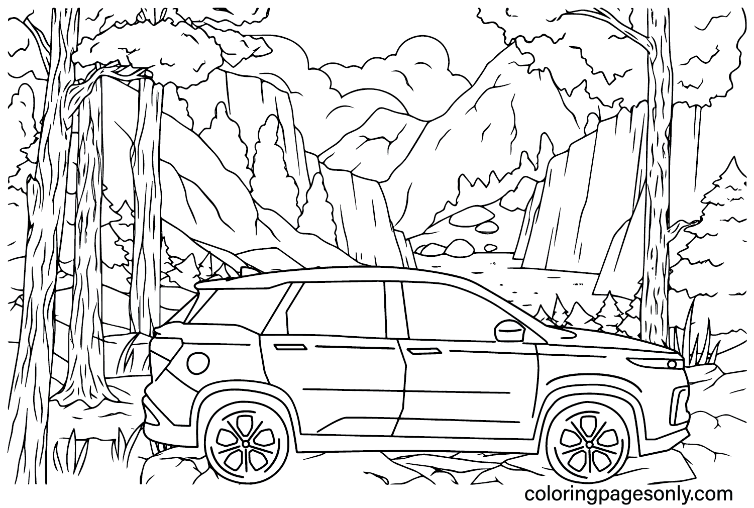 MG Hector Coloring Page