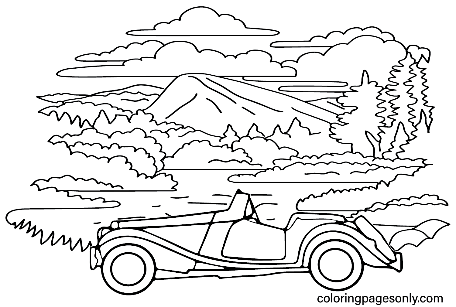 MG TF Coloring Page from MG