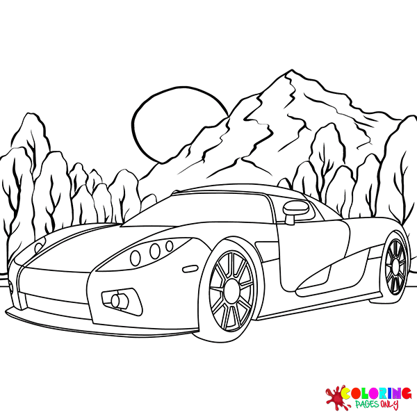Maserati Coloring Pages