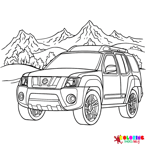 Dibujos para colorear Nissan