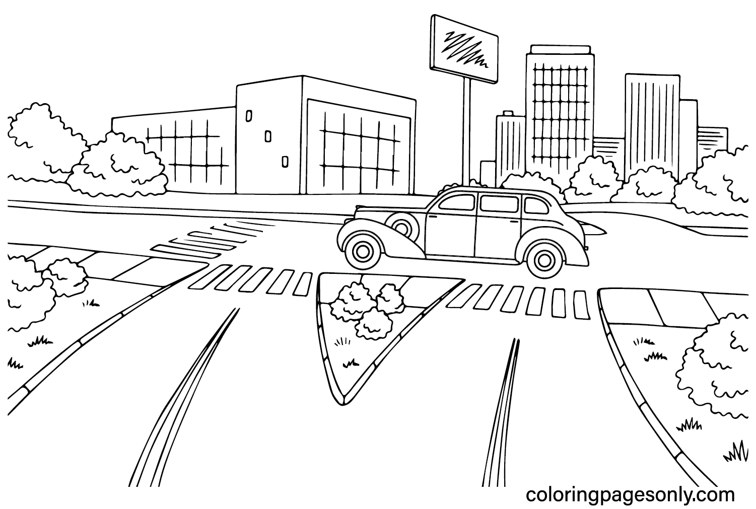Skoda Superb 4000 TYP 919 Coloring Page from Skoda