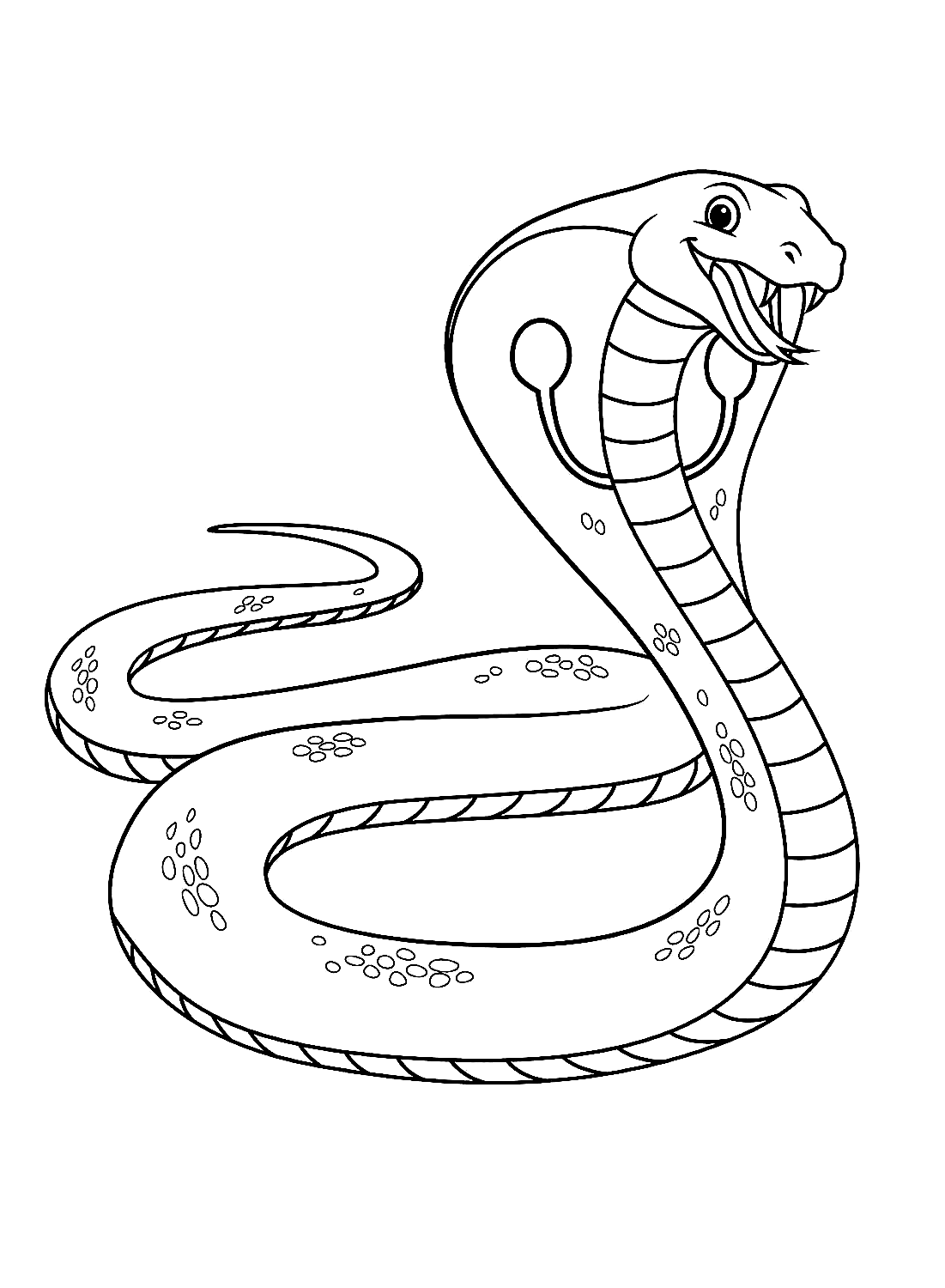 Snake picture to color