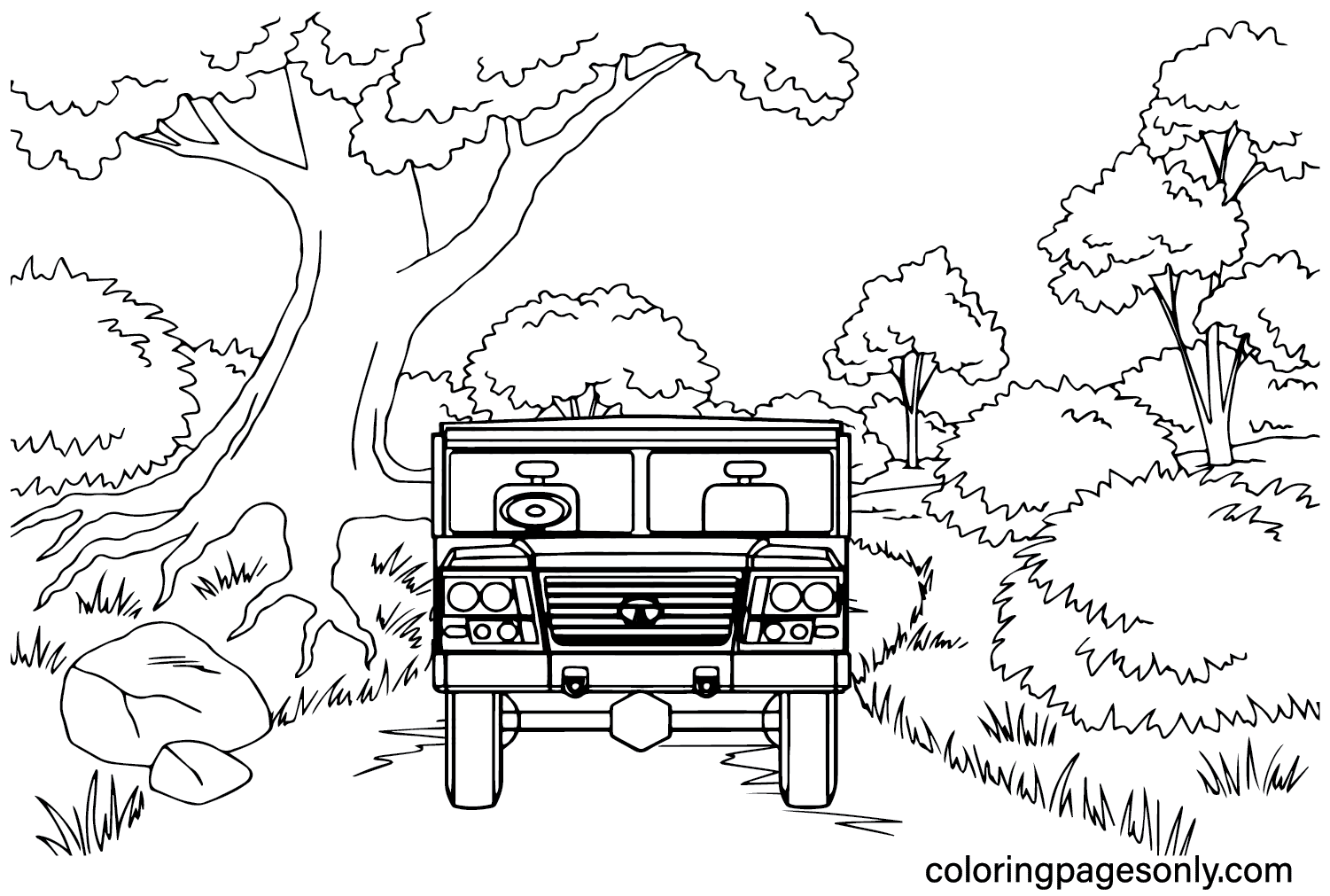 Tata LSV SUV 2010 Coloring Page from Tata