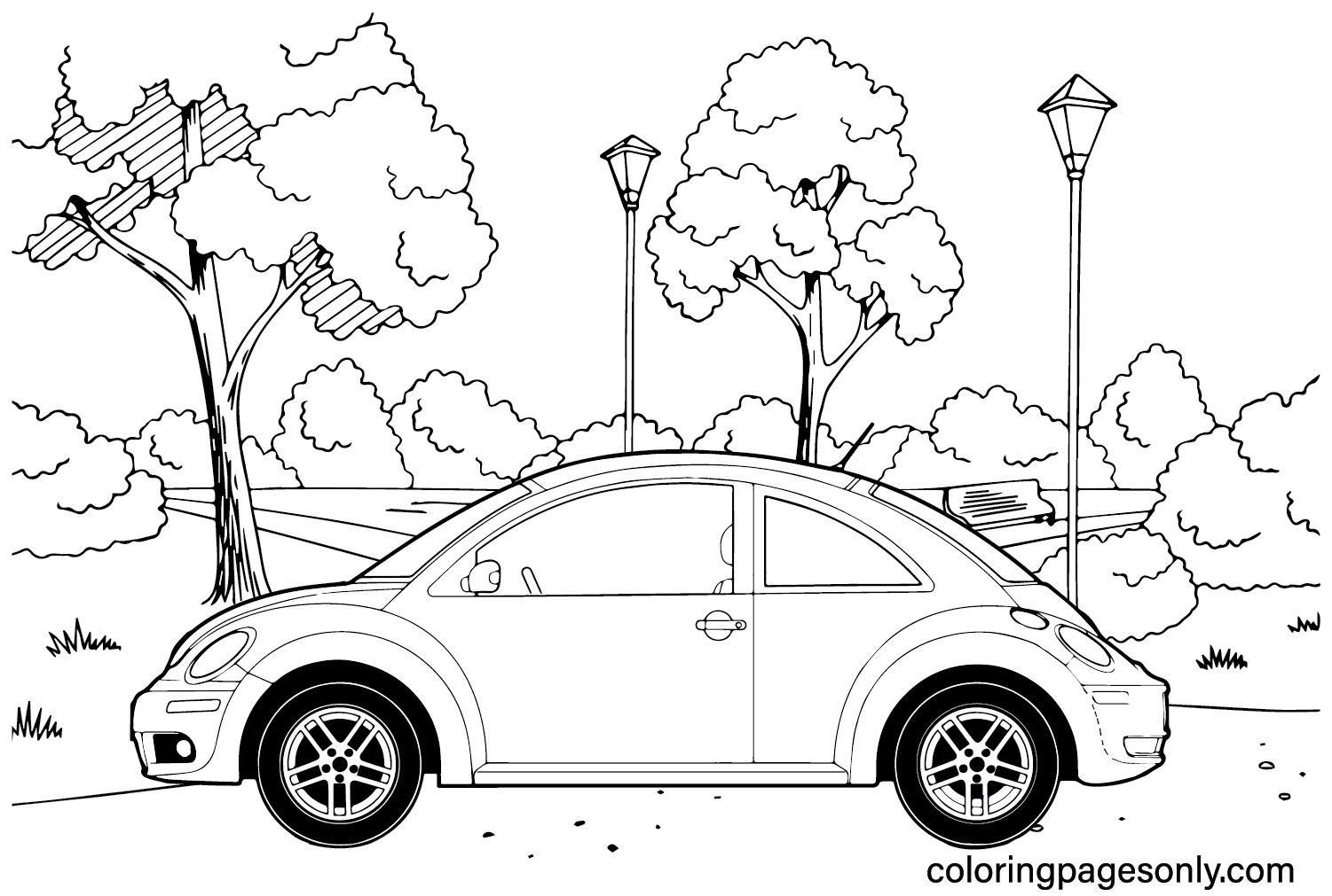 30 Free Printable Volkswagen Coloring Pages