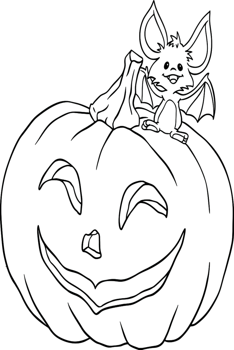 70 Free Printable Halloween Bats Coloring Pages
