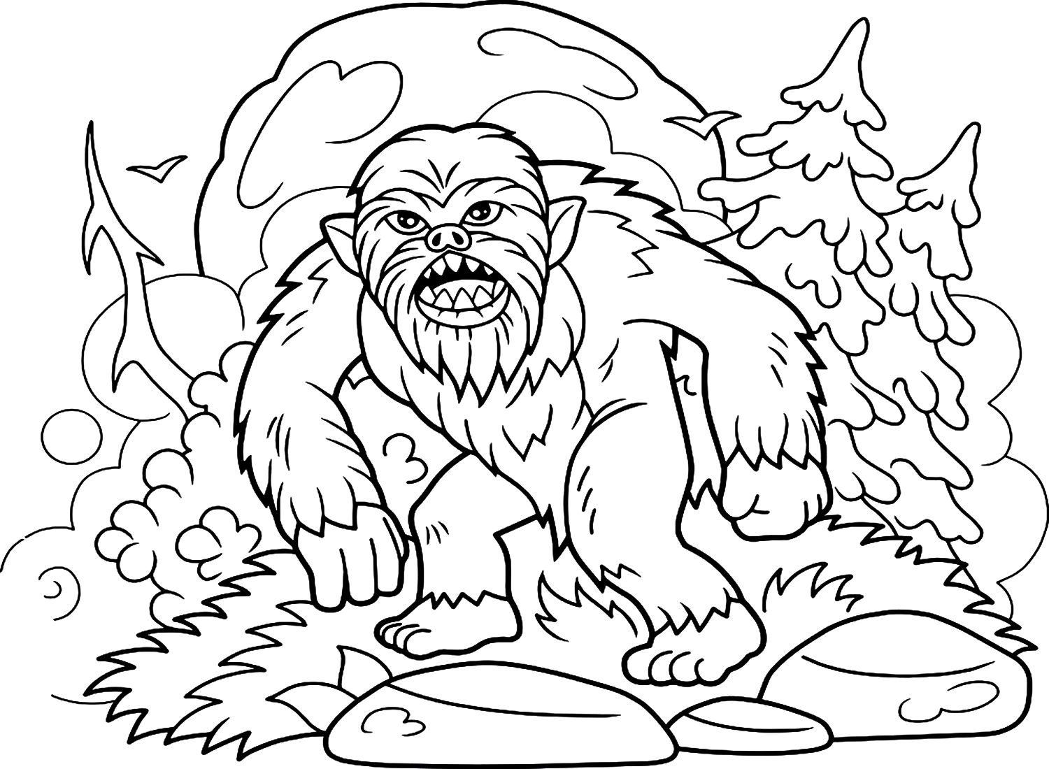 Bigfoot Coloring von Bigfoot