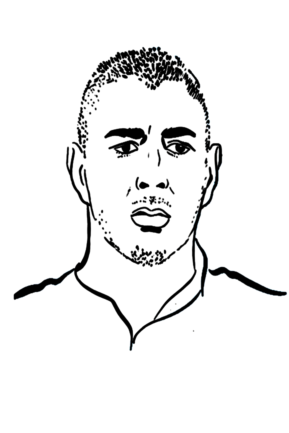 Pagina a colori Karim Benzema da Karim Benzema