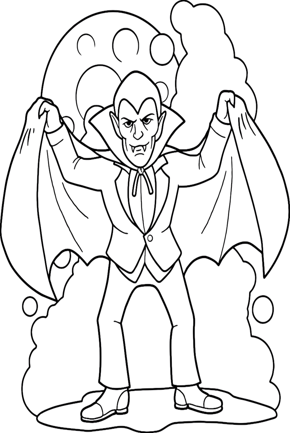 Free Printable Vampire Coloring Pages - Free Printable Coloring Pages