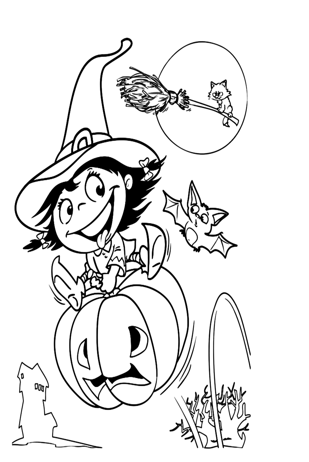 Halloween Bat Pictures To Color