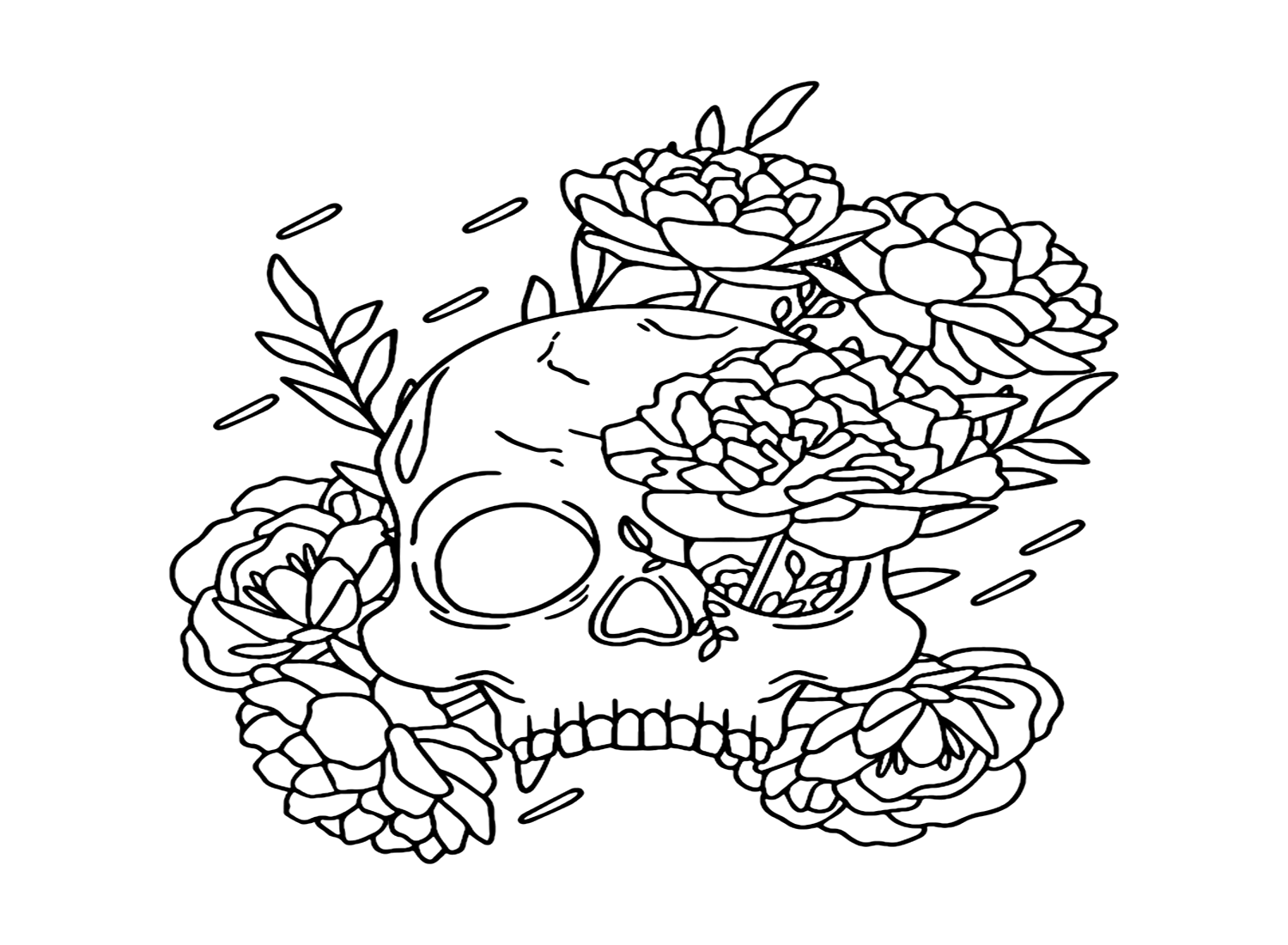 Halloween Mask Picture To Color