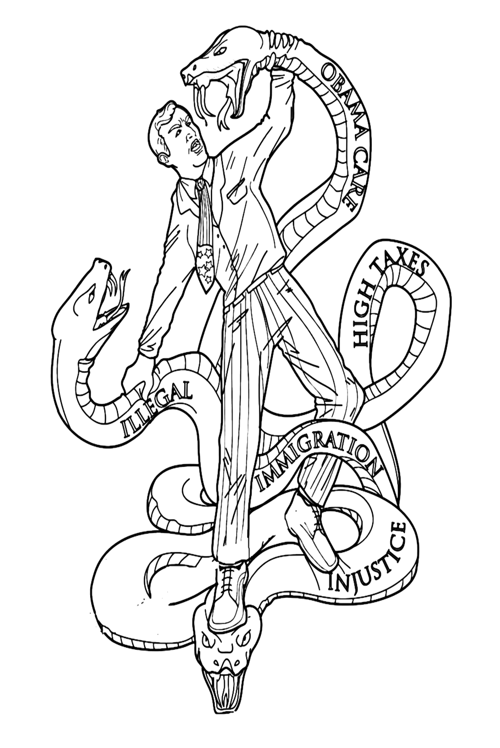 Hydra Coloring Page Free from Hydra