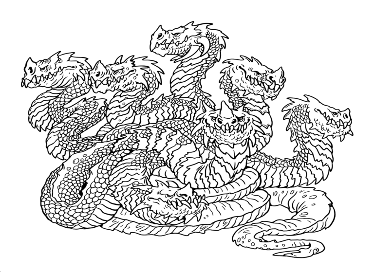 29 Free Printable Hydra Coloring Pages