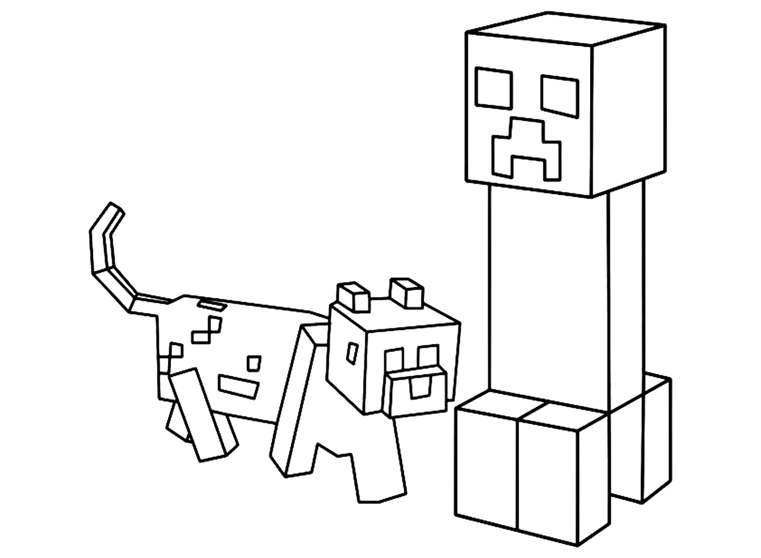 Imagens do Minecraft para imprimir