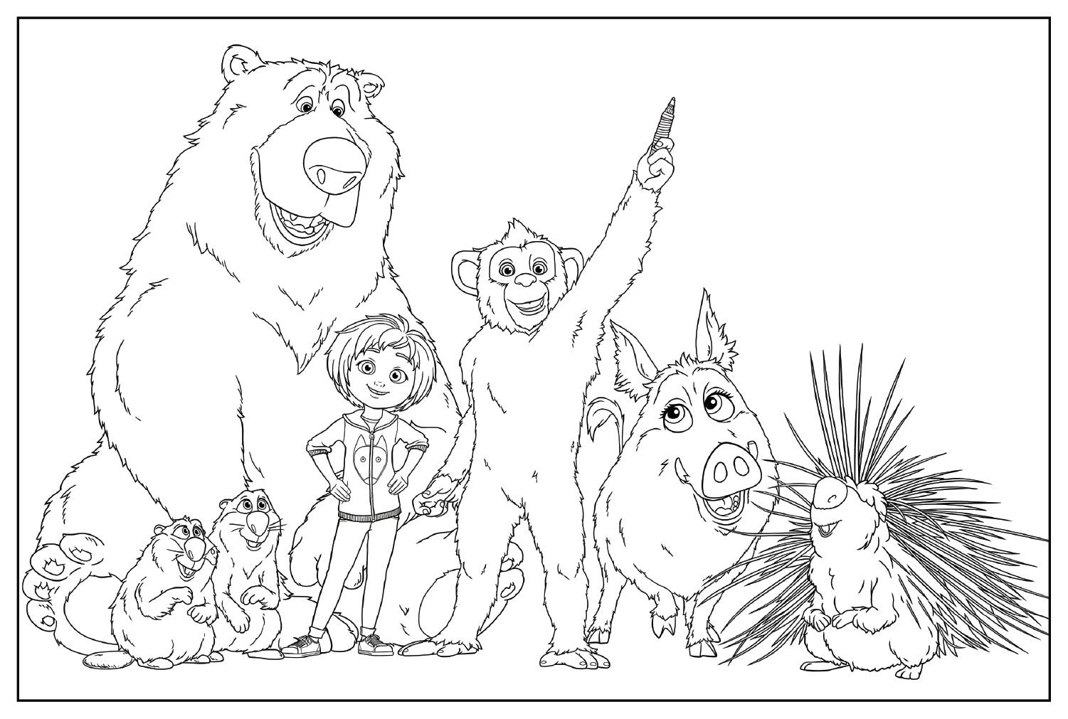 Adventures in Wonder Park Coloring Page from Adventures in Wonder Park