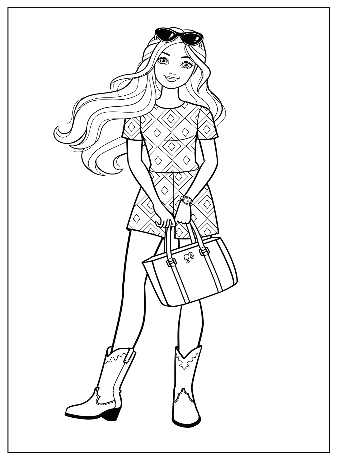 Barbie Coloring Sheets from Barbie