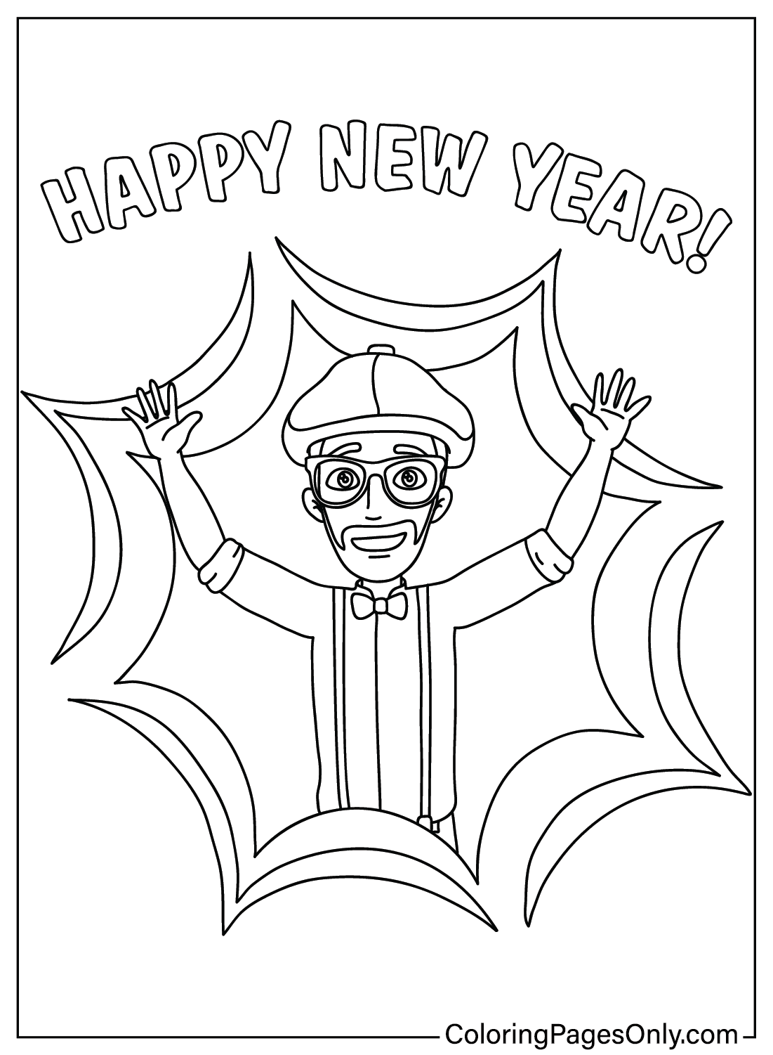 Blippi Coloring Pages to Download from Blippi