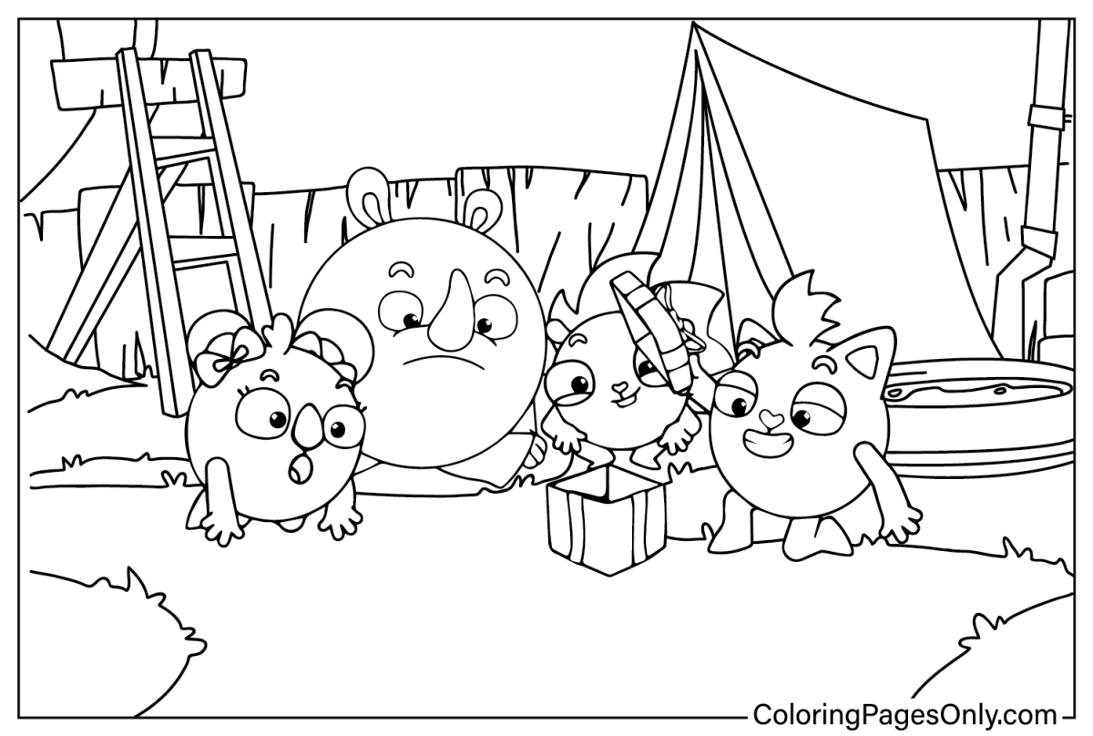 20 Free Printable Baby Zoo Coloring Pages