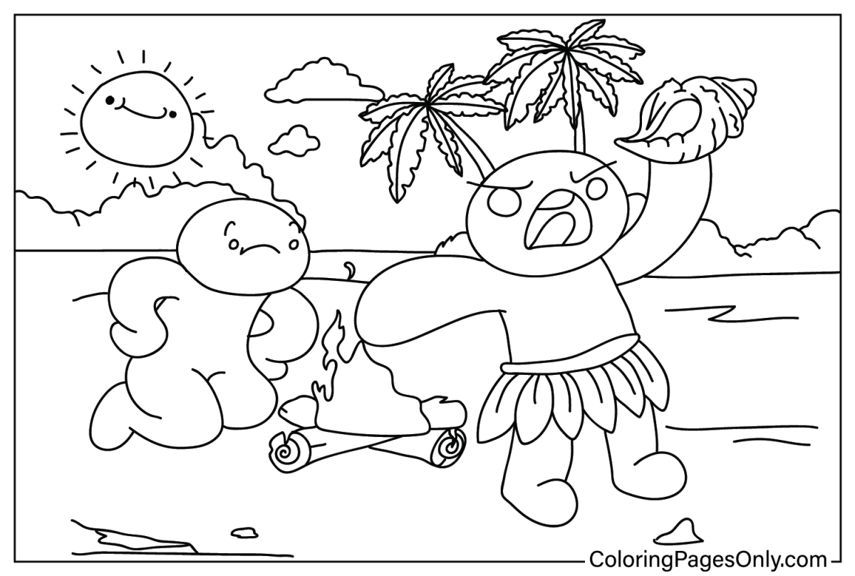 20+ TheOdd1sOut Coloring Pages - Free Printable PDF &amp; Online Coloring