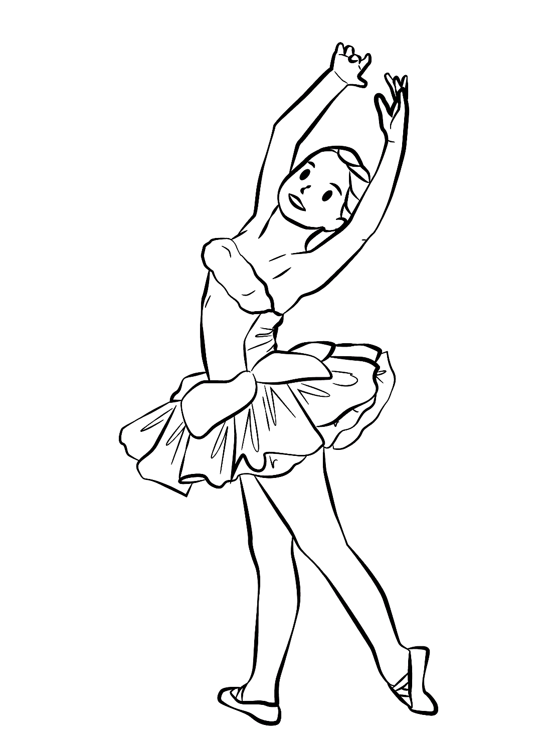Coloring Page Ballet Coloring Page