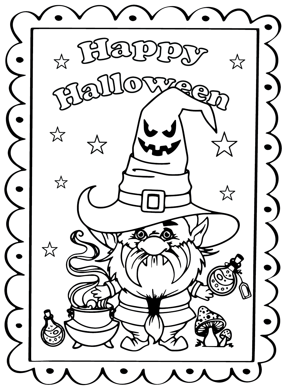 Halloween para colorir 93 –  – Desenhos para Colorir