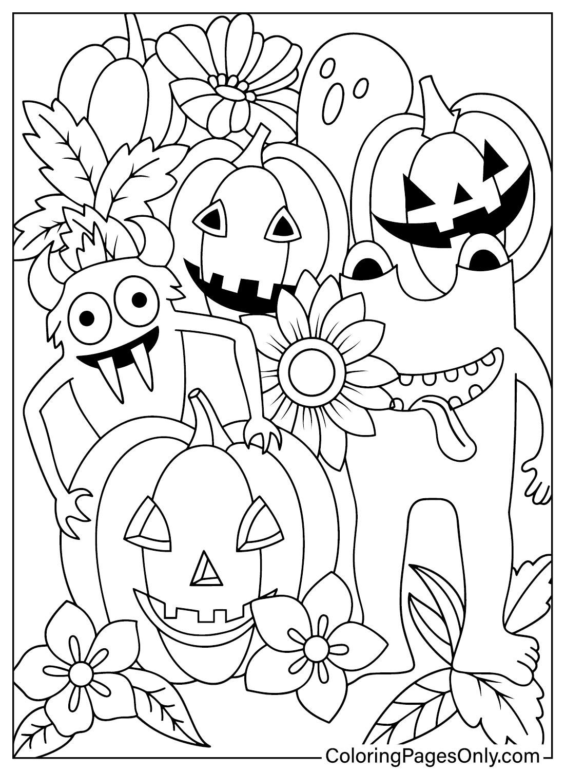 Раскраска Spooktacular Halloween из Spooktacular Halloween