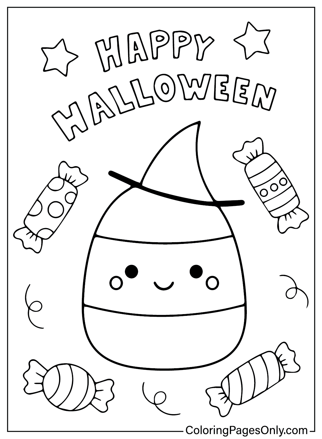 Pagina da colorare Squishmallow Halloween from Squishmallow Halloween