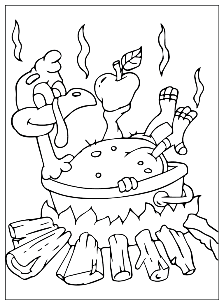 118 Free Printable Turkey Coloring Pages