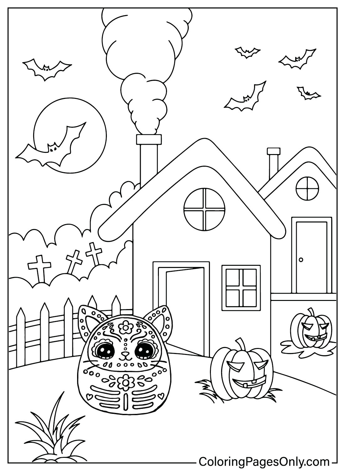 Coloring Sheet Squishmallow Halloween from Squishmallow Halloween
