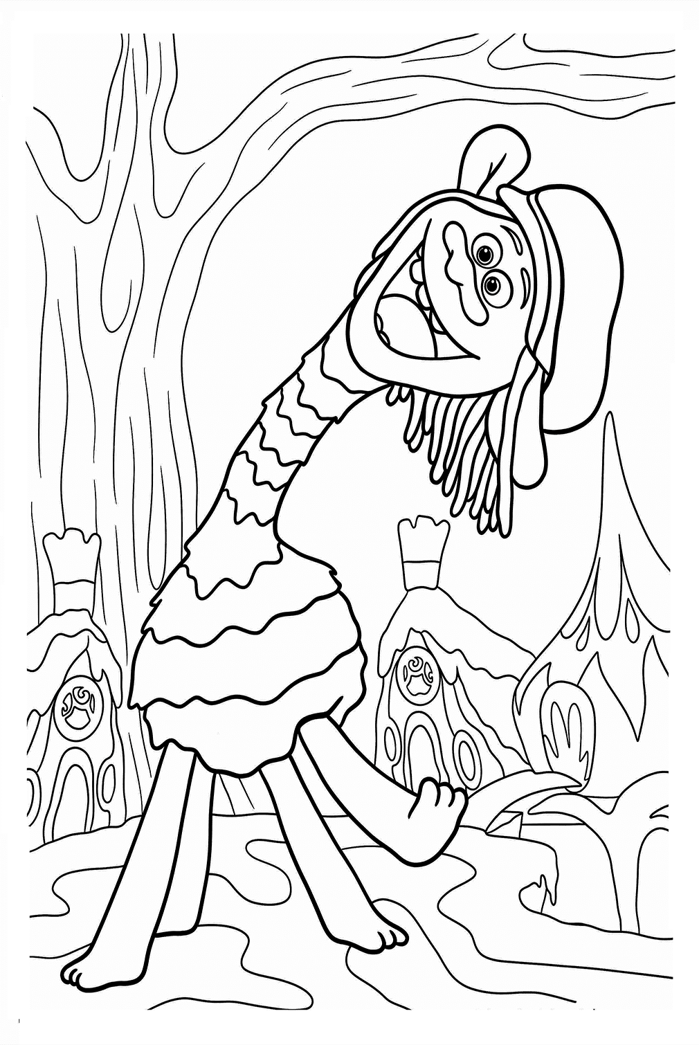 Cooper Trolls Band Together Coloring Page