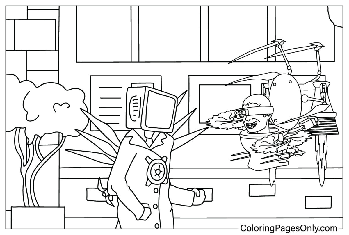 Dual Buzzsaw Mutant Coloring Pages - Free Printable Coloring Pages