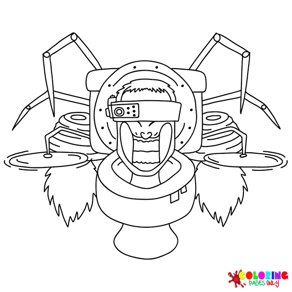 Dual Buzzsaw Mutant Coloring Pages