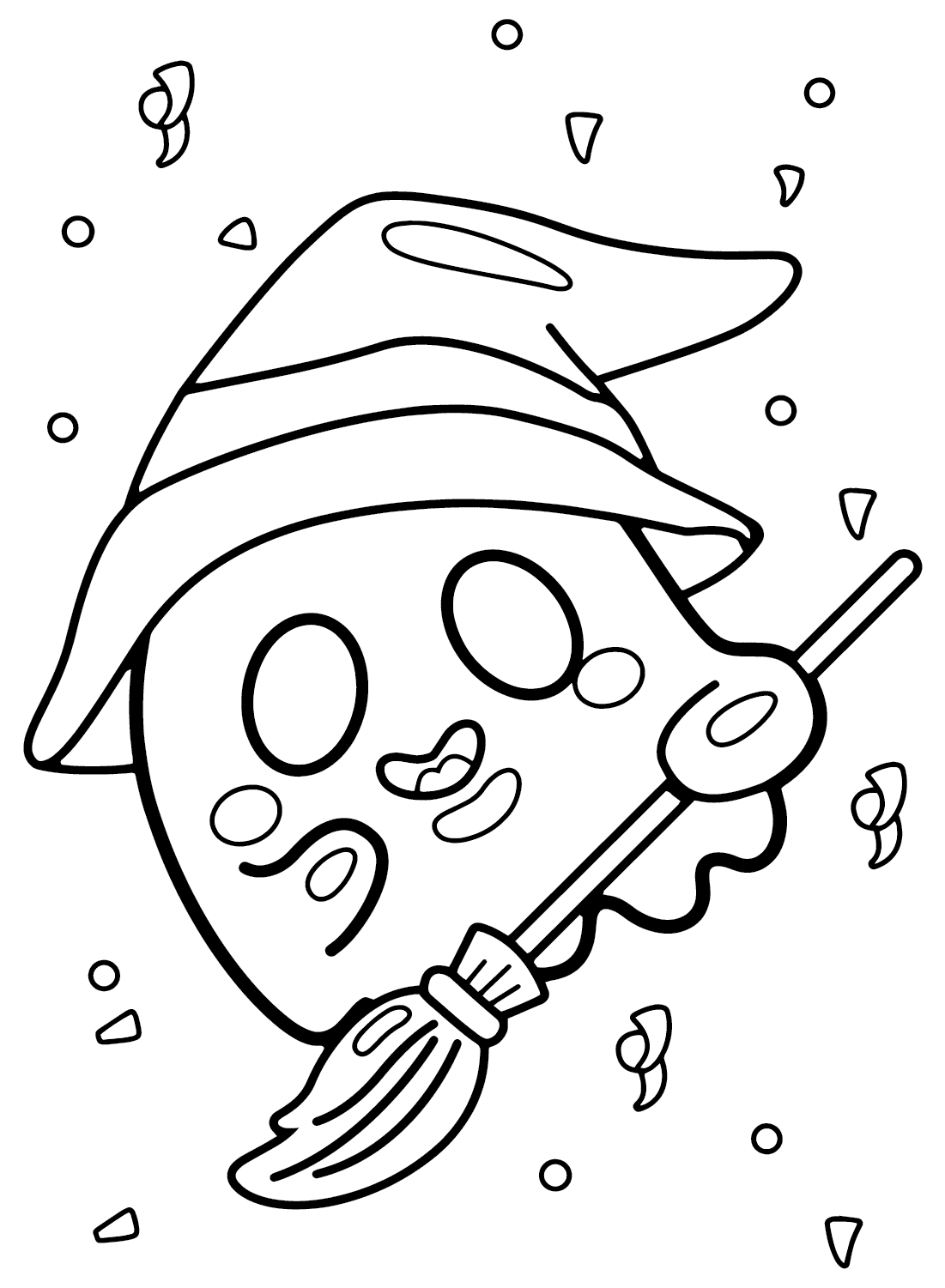 Coloring Pages of Ghost Halloween - Free Printable Coloring Pages
