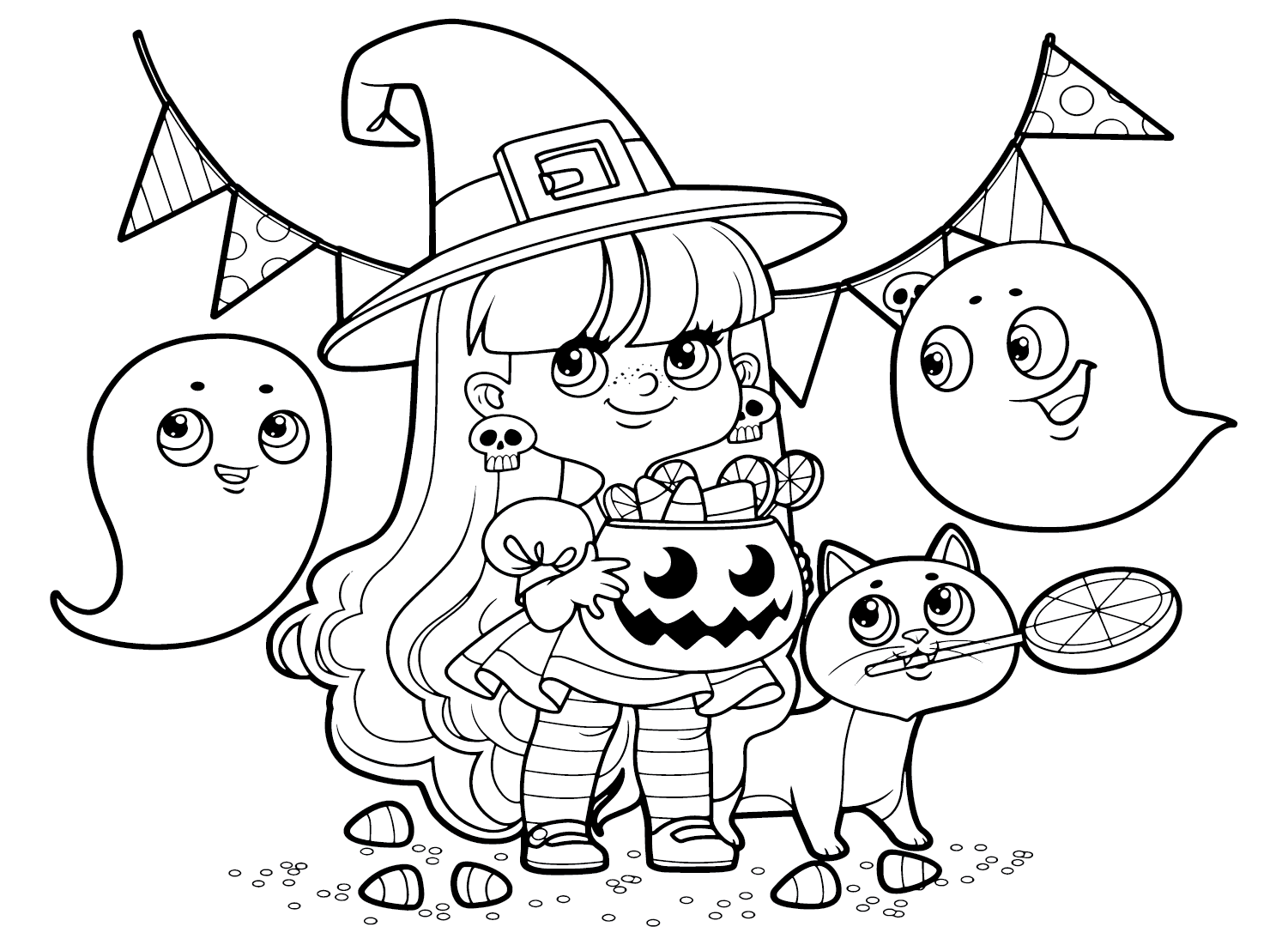 Images Halloween Costume Coloring Page Coloring Page